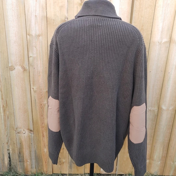 Duluth Trading Brigadier Shawl Collar Sweater Brown Mens Size XL NWT Duluth - Picture 3 of 6